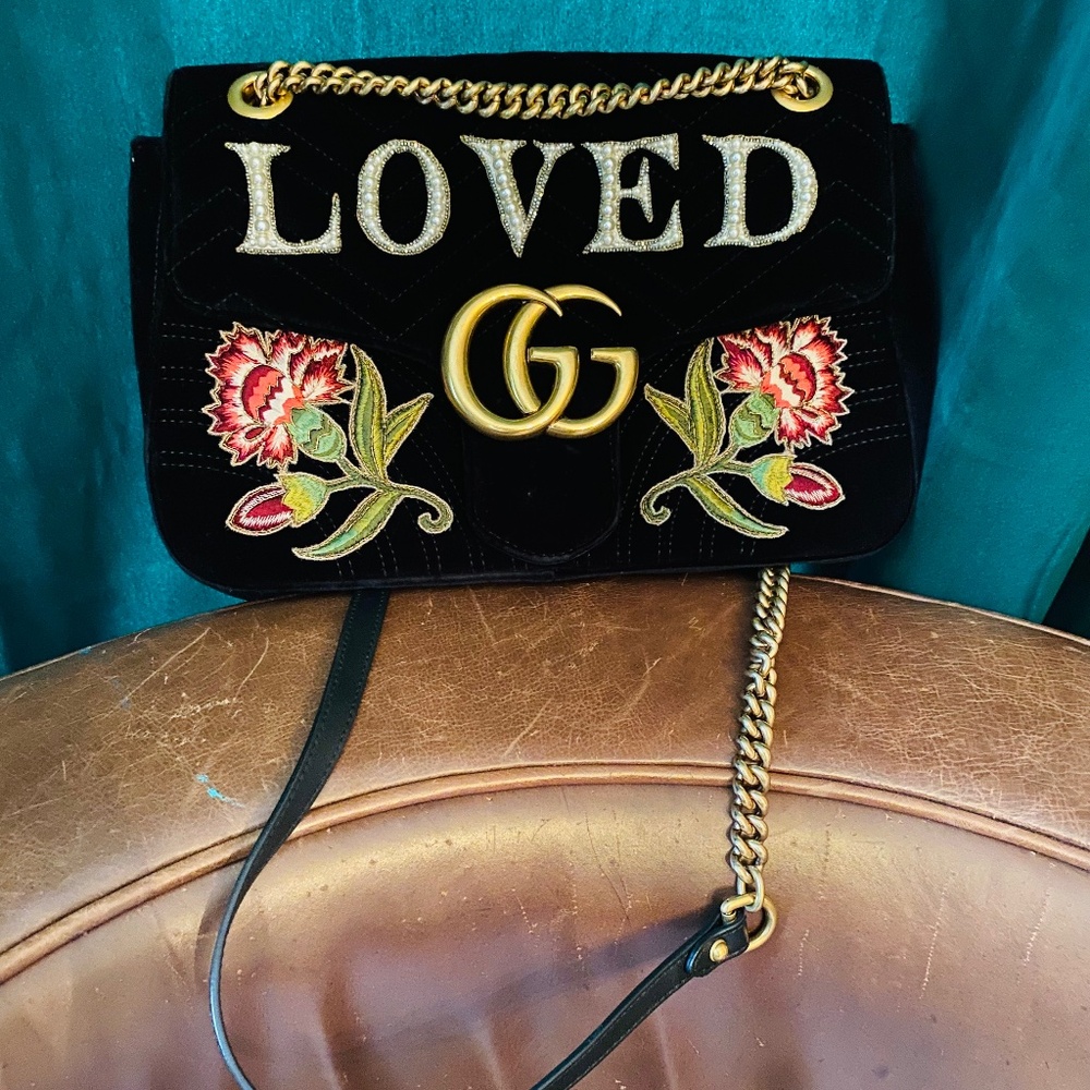 GUCCI Marmont Loved shoulder bag